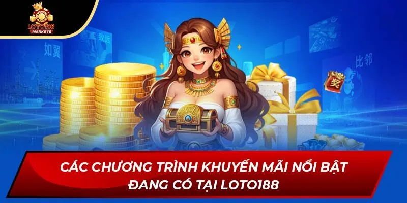 Các chương trình khuyến mãi nổi bật đang có tại Loto188